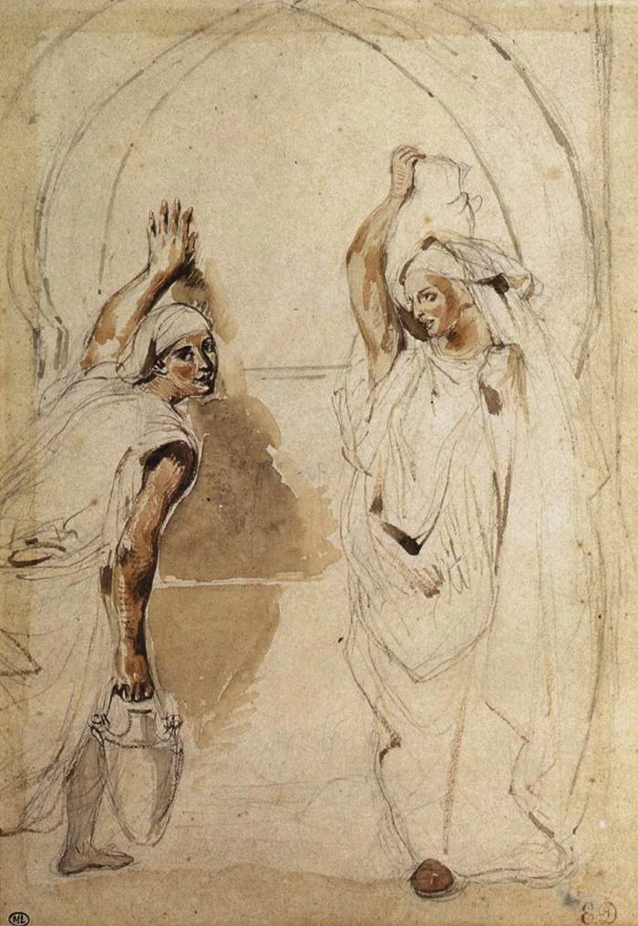 Due donne al pozzo - Museo del Louvre, Parigi